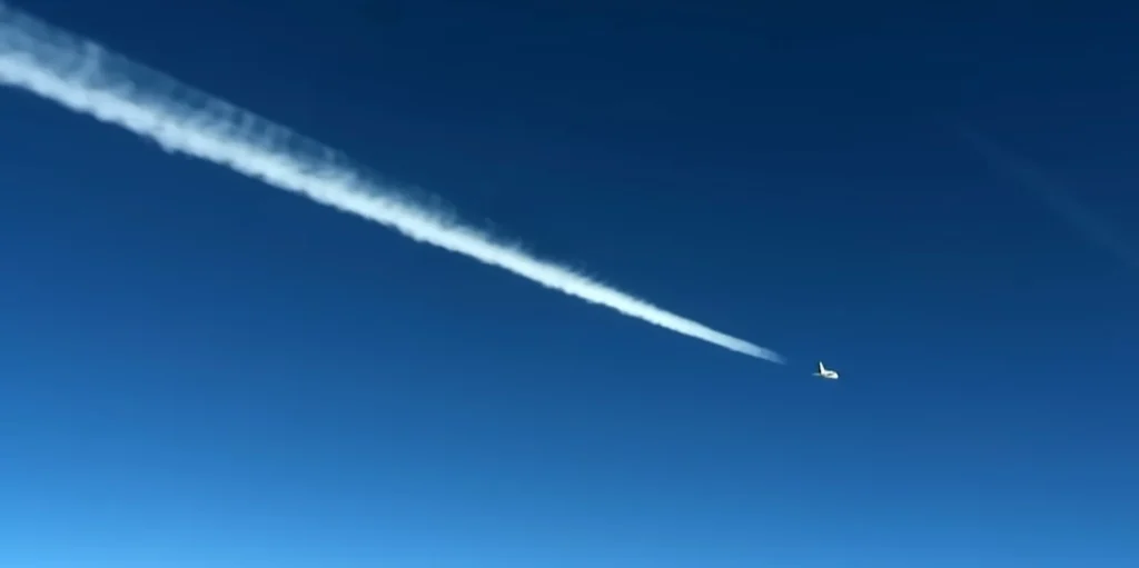 This is what it looks like to fly beyond the Earth's atmosphere in a vintage fighter jet