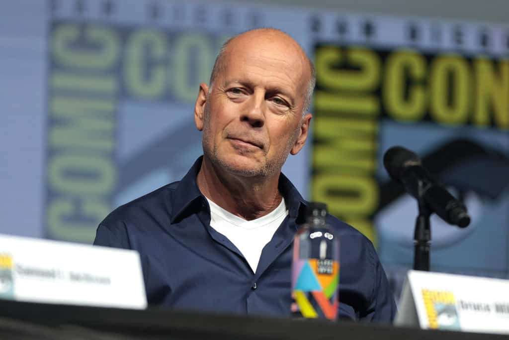 Bruce Willis at Comic Con.
