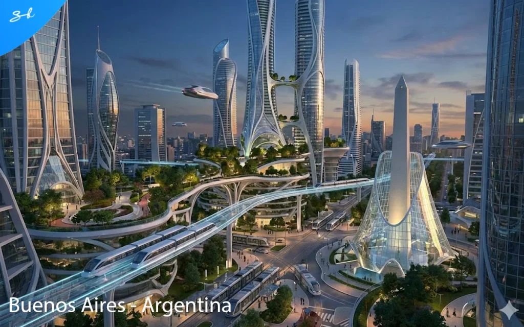 We asked AI to predict what the 20 most populated cities will look like in the year 5000, and this is the technological paradise it created