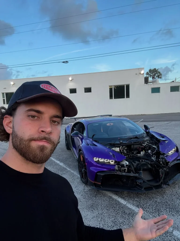 Florida man says he's negotiating with Bugatti on how to fix broken Chiron Pur Sport, but Mat Armstrong has other ideas