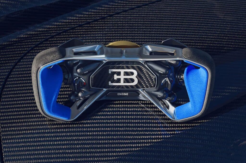 Bugatti Bolide interior