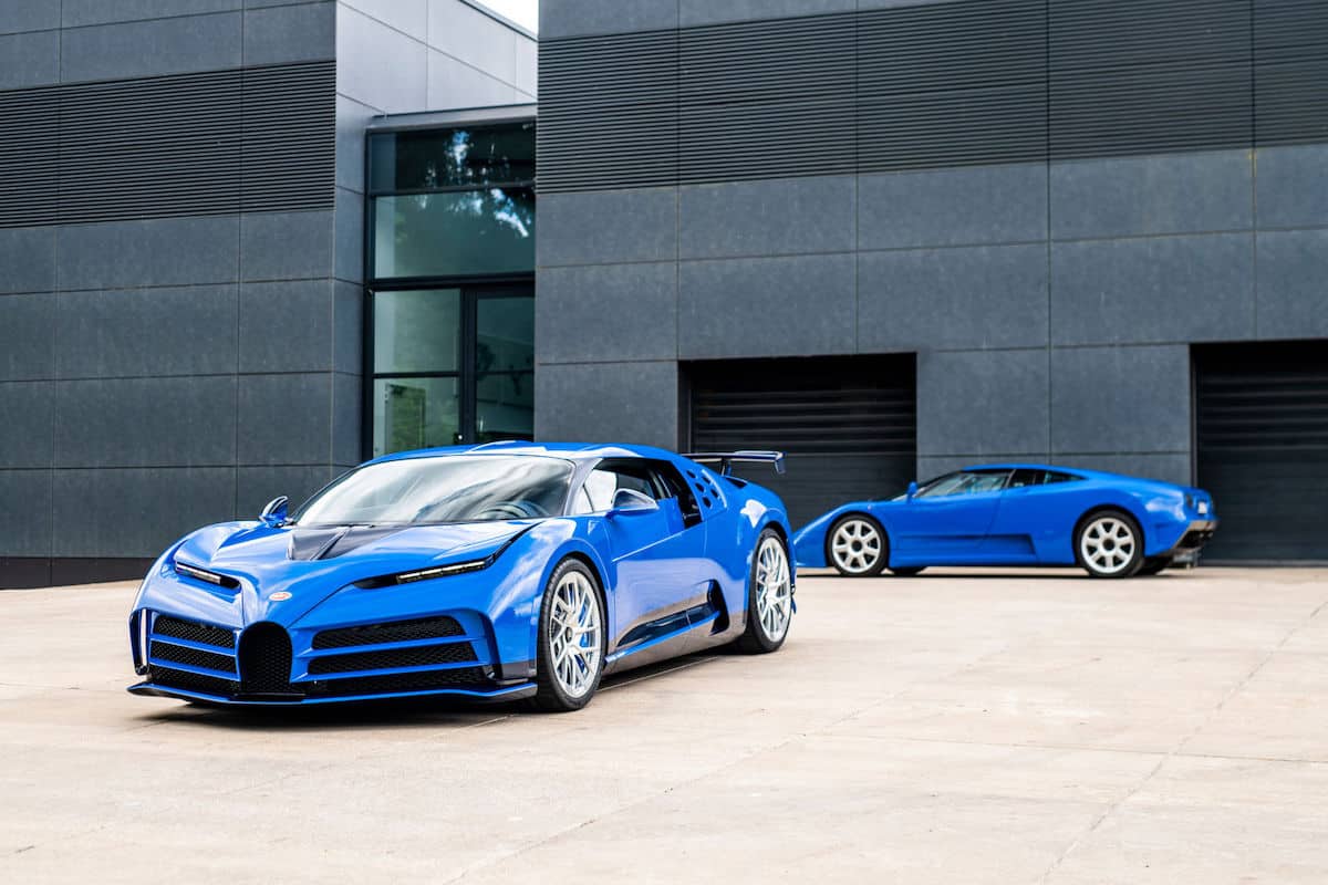 Bugatti Centodieci and EB110