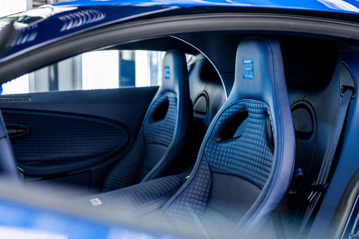 Interior of the Bugatti Centodieci