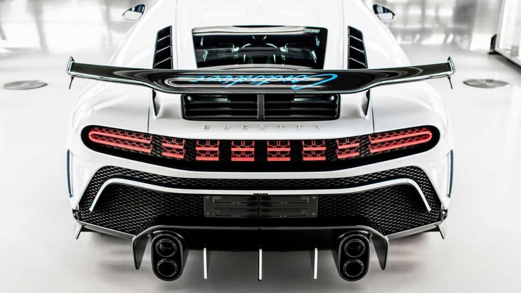 Bugatti Centodieci rear section