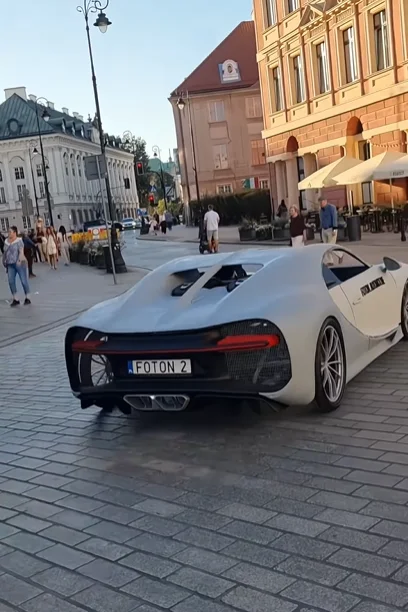 Polish guys build genius Bugatti Chiron that's a bicycle you pedal instead of push to accelerate