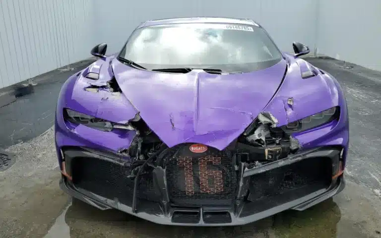 After spotting this crash-damaged 1-of-60 Chiron Pur Sport on Miami Copart, restoration expert Mat Armstrong breaks down the price of replacing two headlights