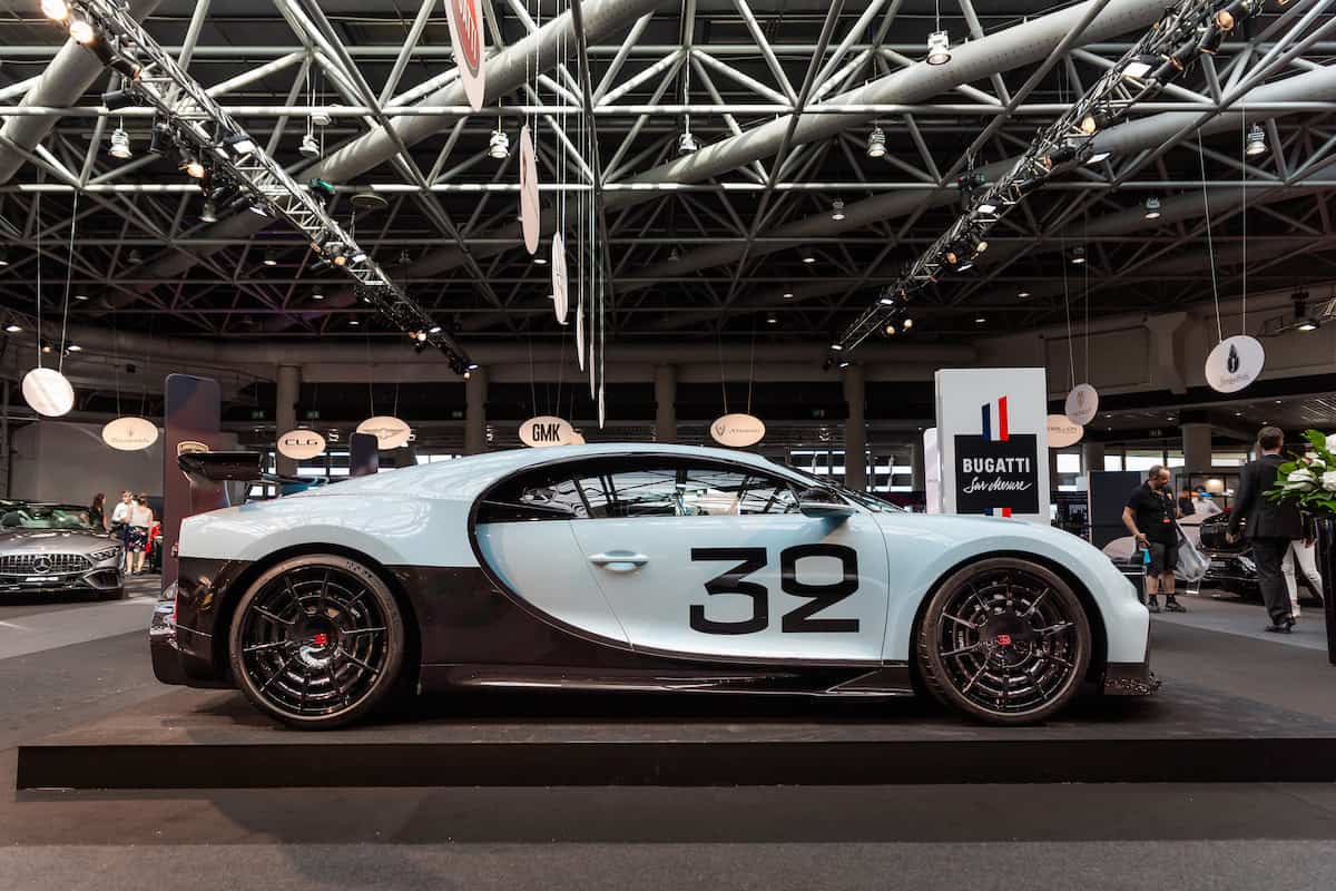 Bugatti Chiron Grand Prix on display at Top Marques Monaco