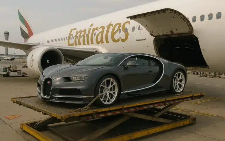 A video has gone viral of a Bugatti Chiron being boarded onto an Emirates flight to Dubai, and most of the passengers had no clue millions were beneath them