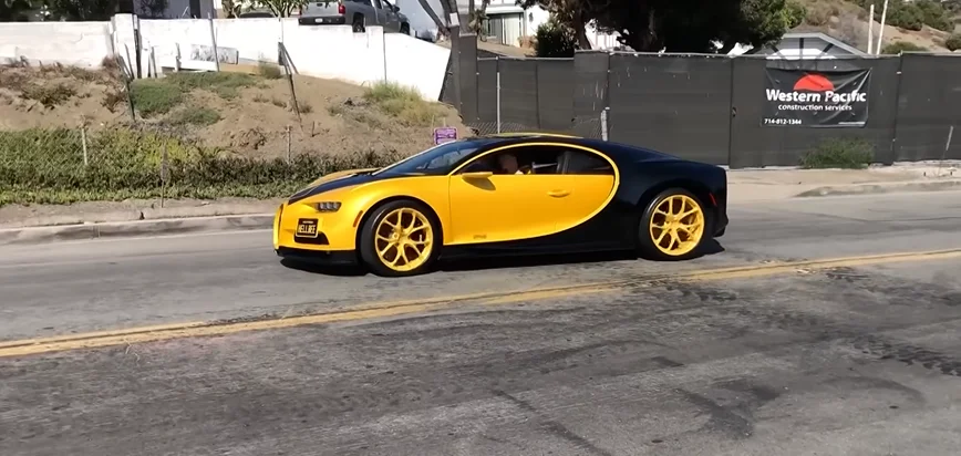 17-year-old goes to the DMV to take his driver's test in a Bugatti Chiron in the ultimate flex