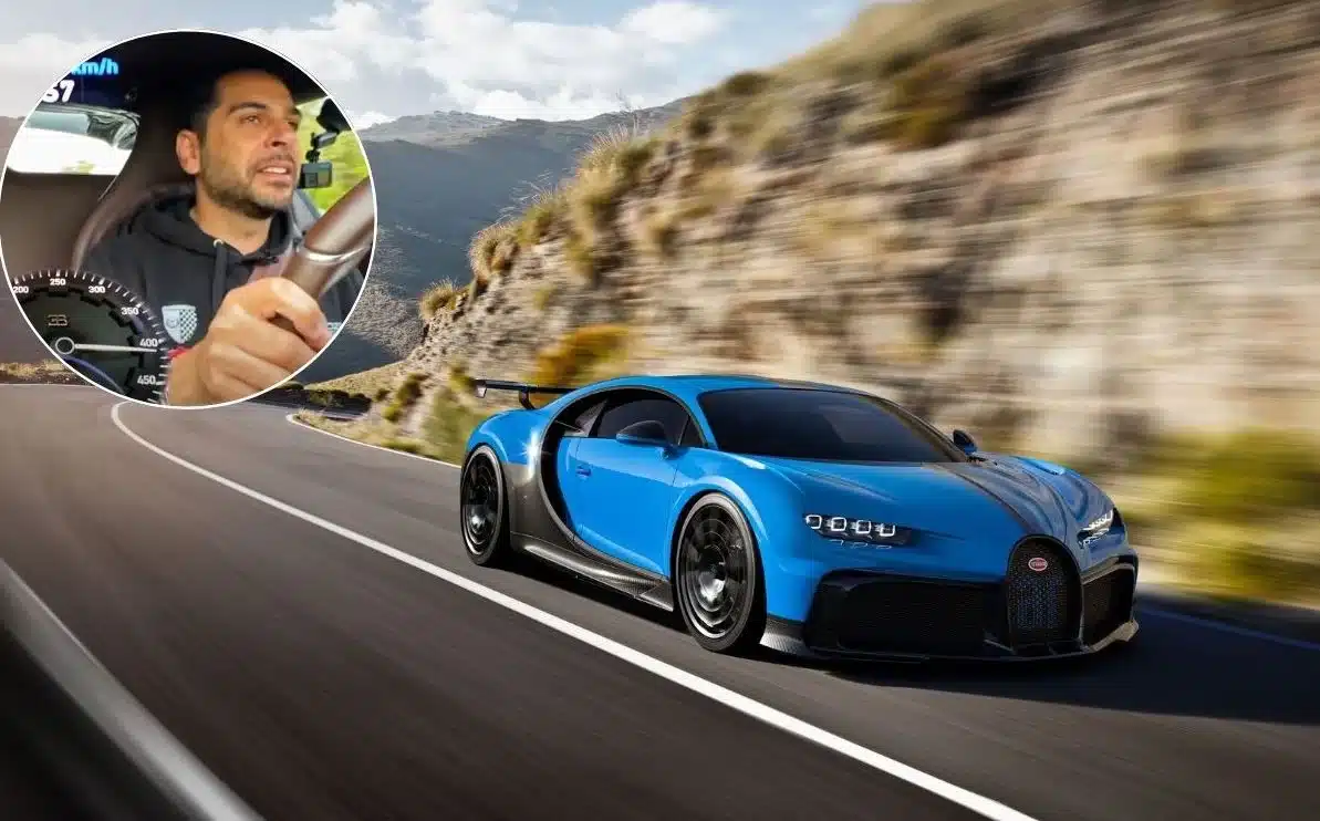 Millionaire takes his Bugatti Chiron to outrageous speeds on Germany’s Autobahn