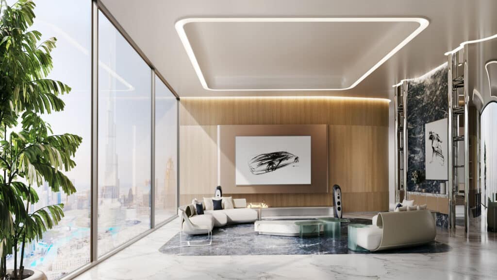 Bugatti Dubai apartments interiors