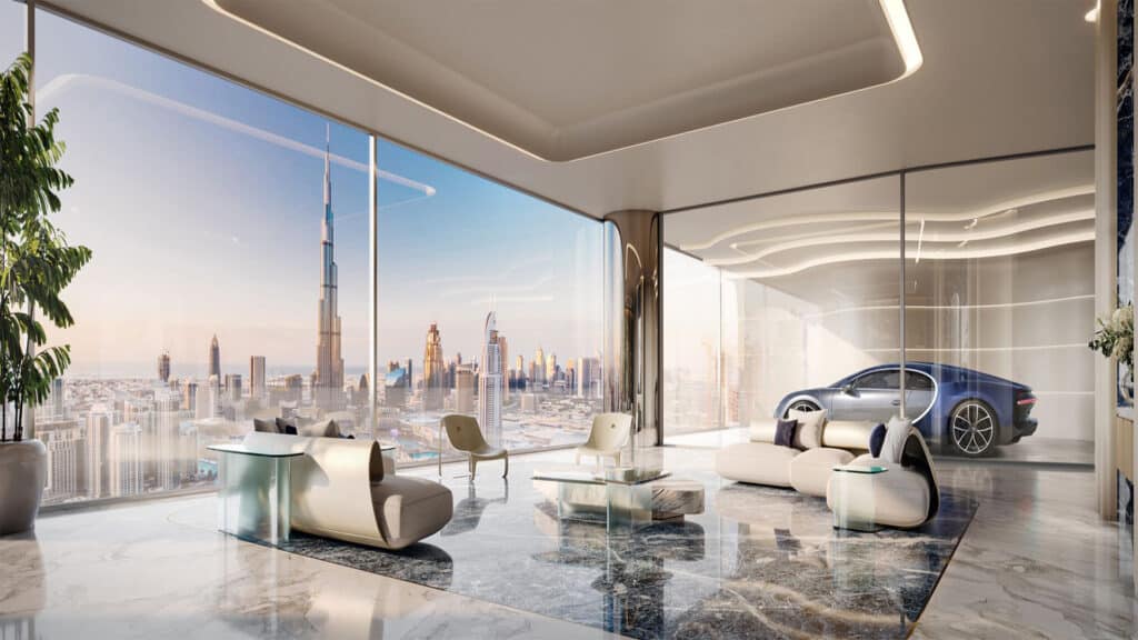Bugatti Dubai apartments views
