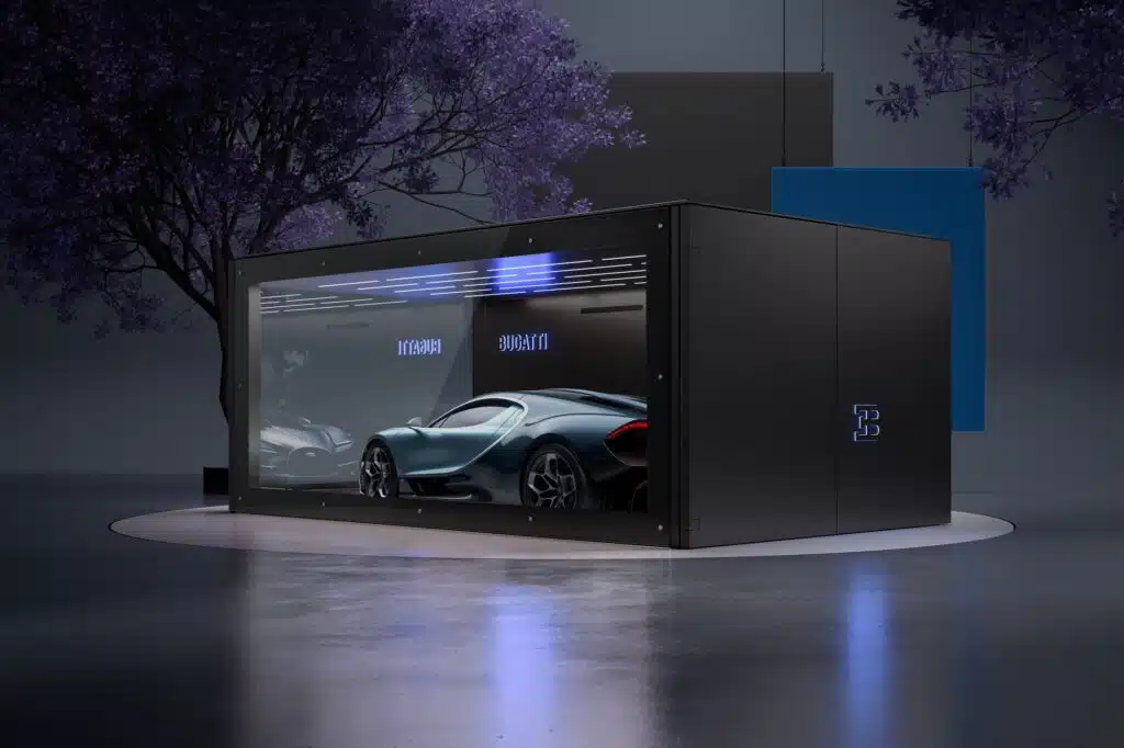 New luxury climate-controlled boxes are the perfect place for a billionaire to store their Bugatti