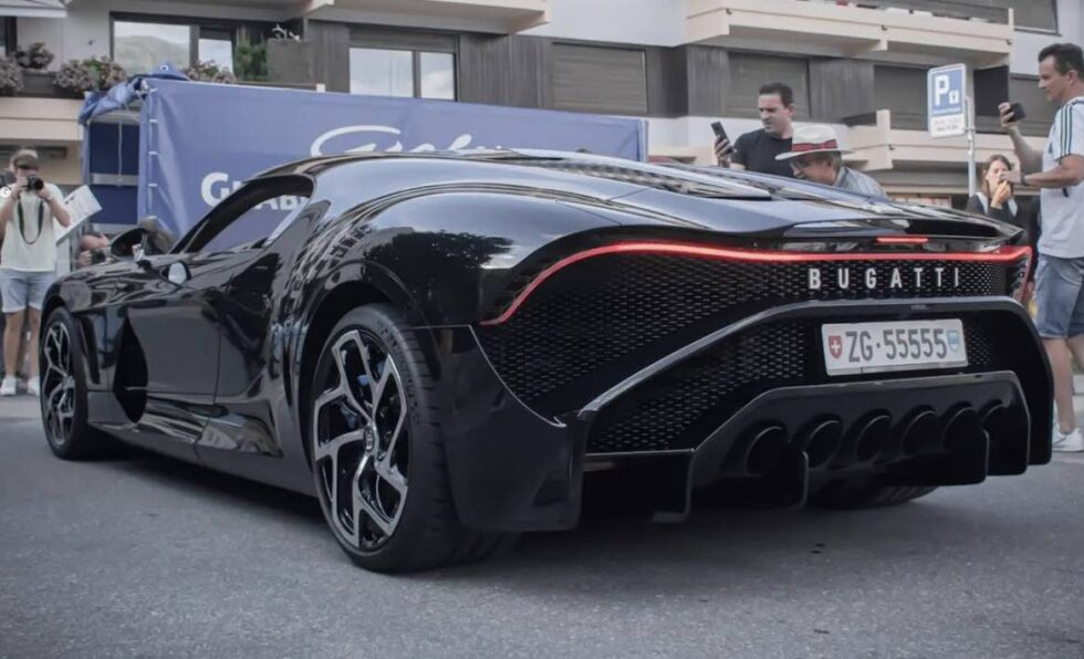 $18m Bugatti La Voiture Noire spotted in Croatia wearing Swiss license ...