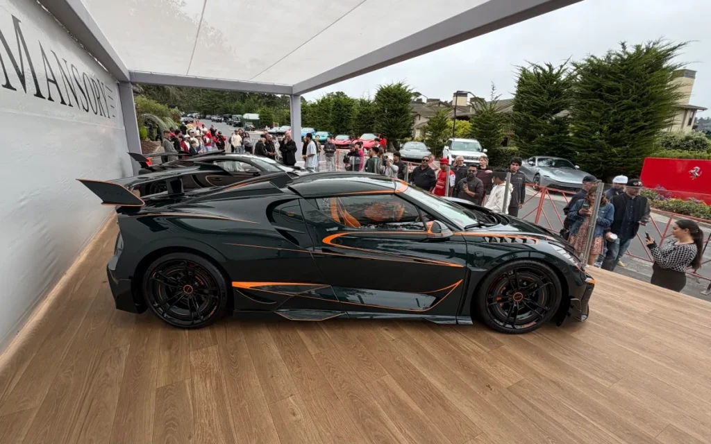Mansory unveils $11 million one off Bugatti Mistral hypercar at Pebble Beach with incredible modifications and a name that promises victory