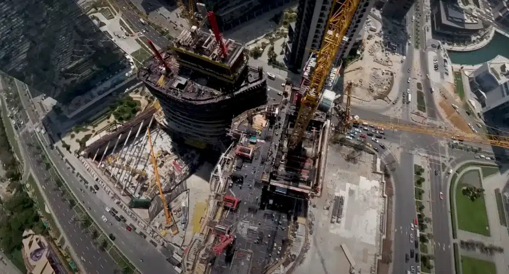 Bugatti's first residences in Dubai are making startling progress