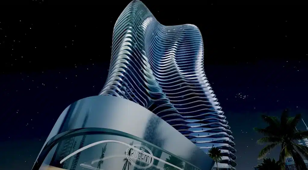 Bugatti's first residences in Dubai are making startling progress