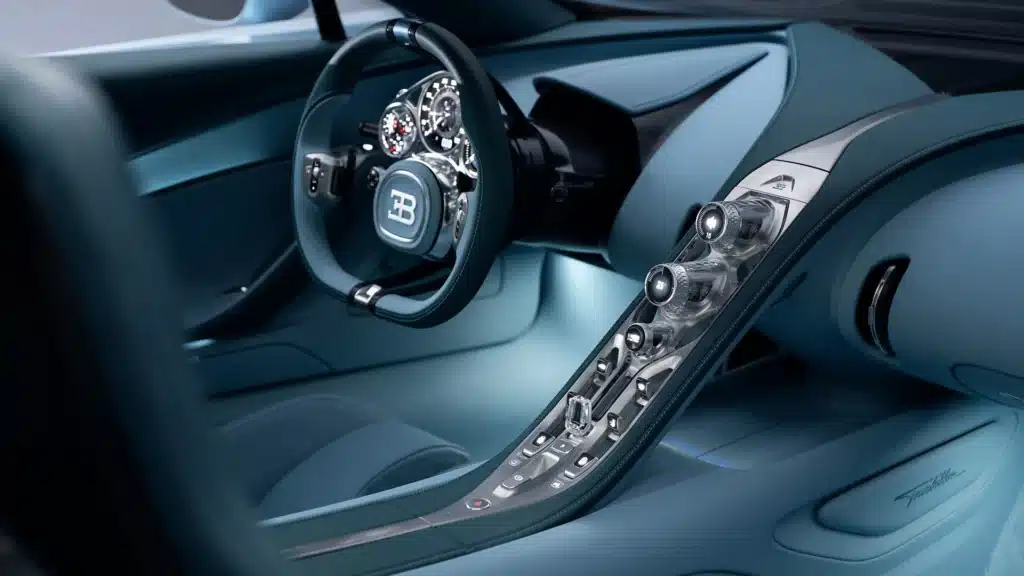 Bugatti Tourbillon new steering wheel