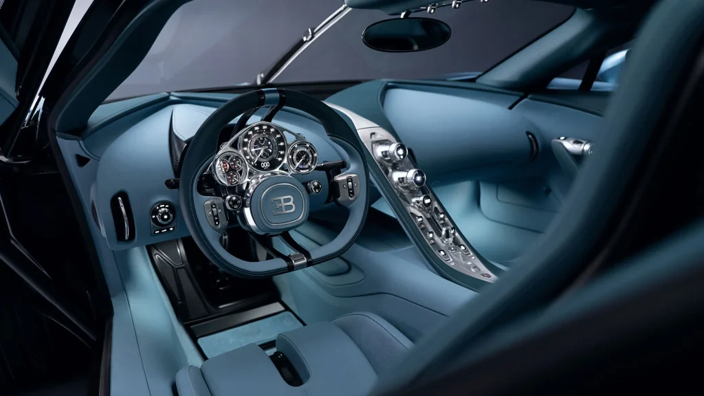Bugatti reveals Tourbillon interior design and its luxury comes from fine watchmaking craftsmanship