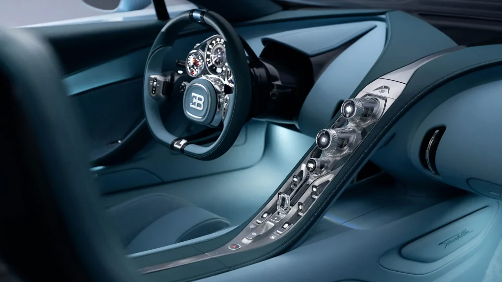 Bugatti reveals Tourbillon interior design and its luxury comes from fine watchmaking craftsmanship