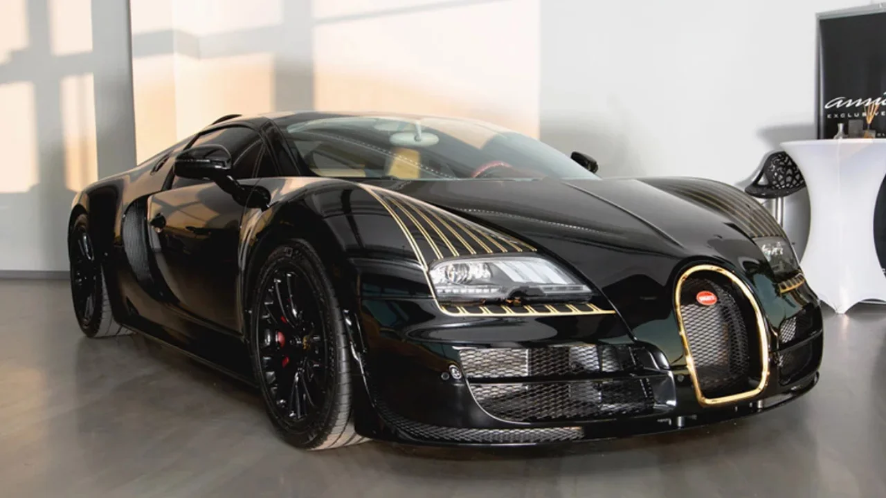 Extremely rare Bugatti Veyron 'Black Bess' listed for sale in Germany as one of only three in existence