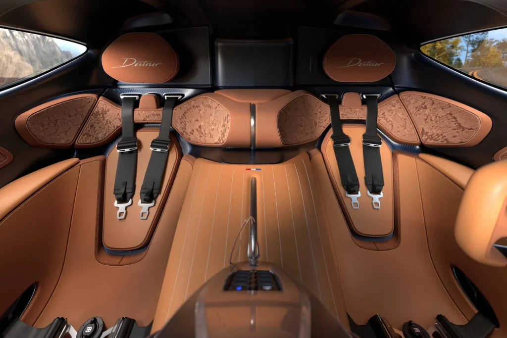 Bugatti just unveiled a new one-off hypercar - the Bugatti Destrier - at The Quail during Monterey Car Week in California