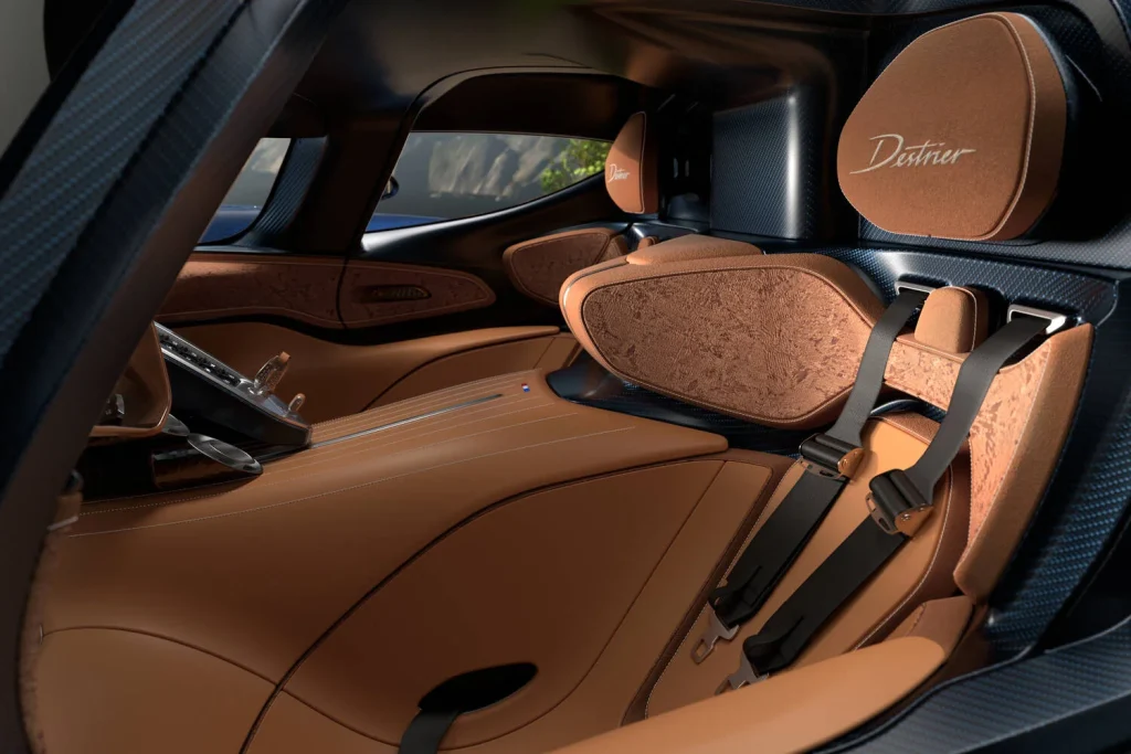 Bugatti just unveiled a new one-off hypercar - the Bugatti Destrier - at The Quail during Monterey Car Week in California