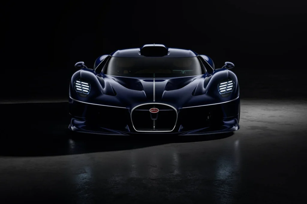 Bugatti just unveiled a new one-off hypercar - the Bugatti Destrier - at The Quail during Monterey Car Week in California