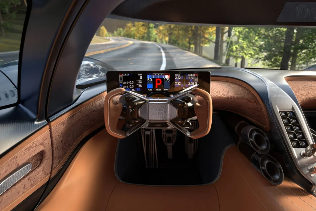 Bugatti just unveiled a new one-off hypercar - the Bugatti Destrier - at The Quail during Monterey Car Week in California