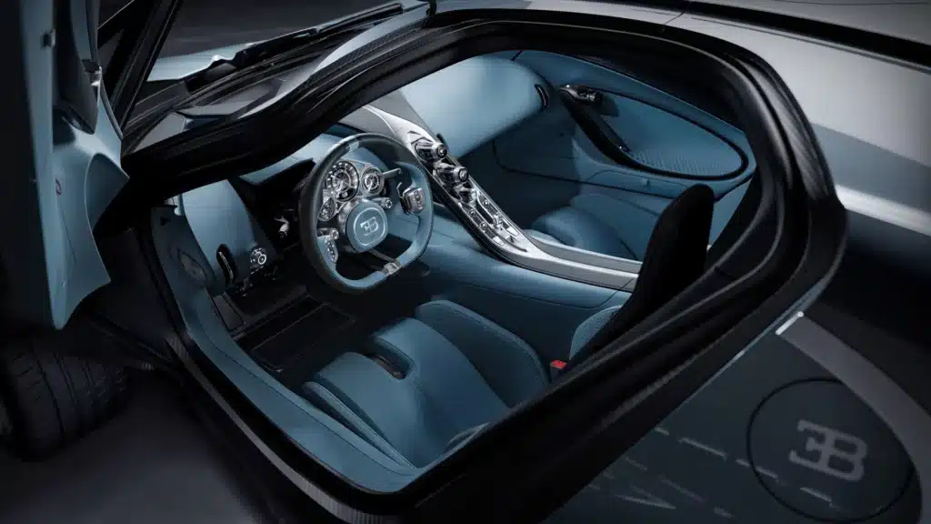 Swiss-made Bugatti steering wheel