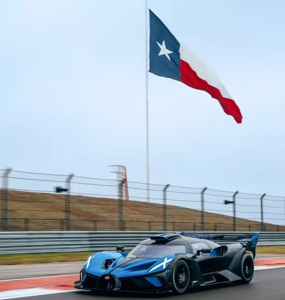 Bugatti owner Bugatti Bolide Circuit of Americas Texas