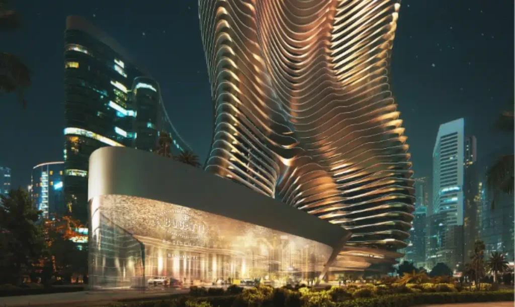 Dubai entrepreneur asked how he afforded his Bugatti replies he’s building the world’s first Bugatti Tower