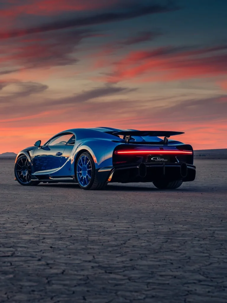 Bugatti brings together the 99th Mistral and 500th Chiron under the desert sun to mark the end of two iconic chapters