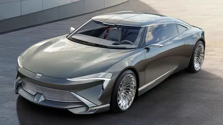 The Buick Wildcat EV coupe body in full