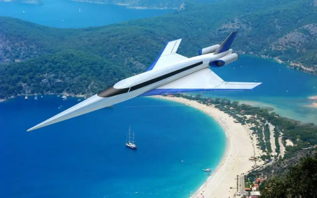 Built in Massachusetts, the Spike Aerospace S-512 Diplomat is a supersonic business jet that can travel from Europe to New York in four hours... with no sonic boom
