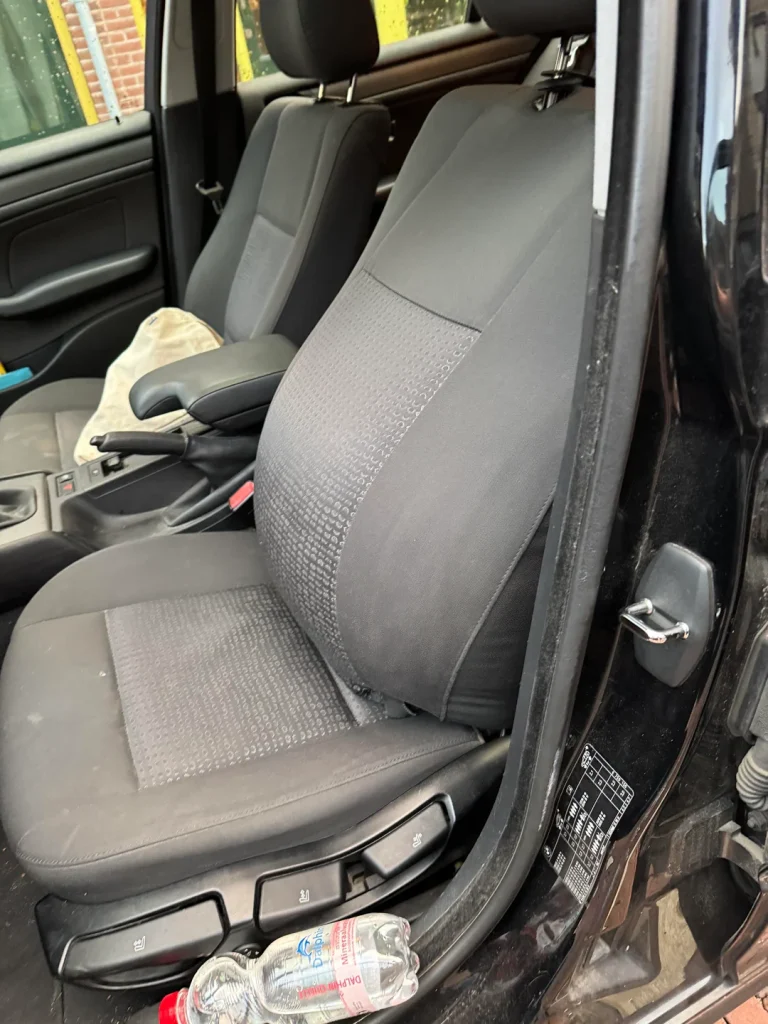 BMW driver returned from cafe to find seat mysteriously ballooned like an airbag