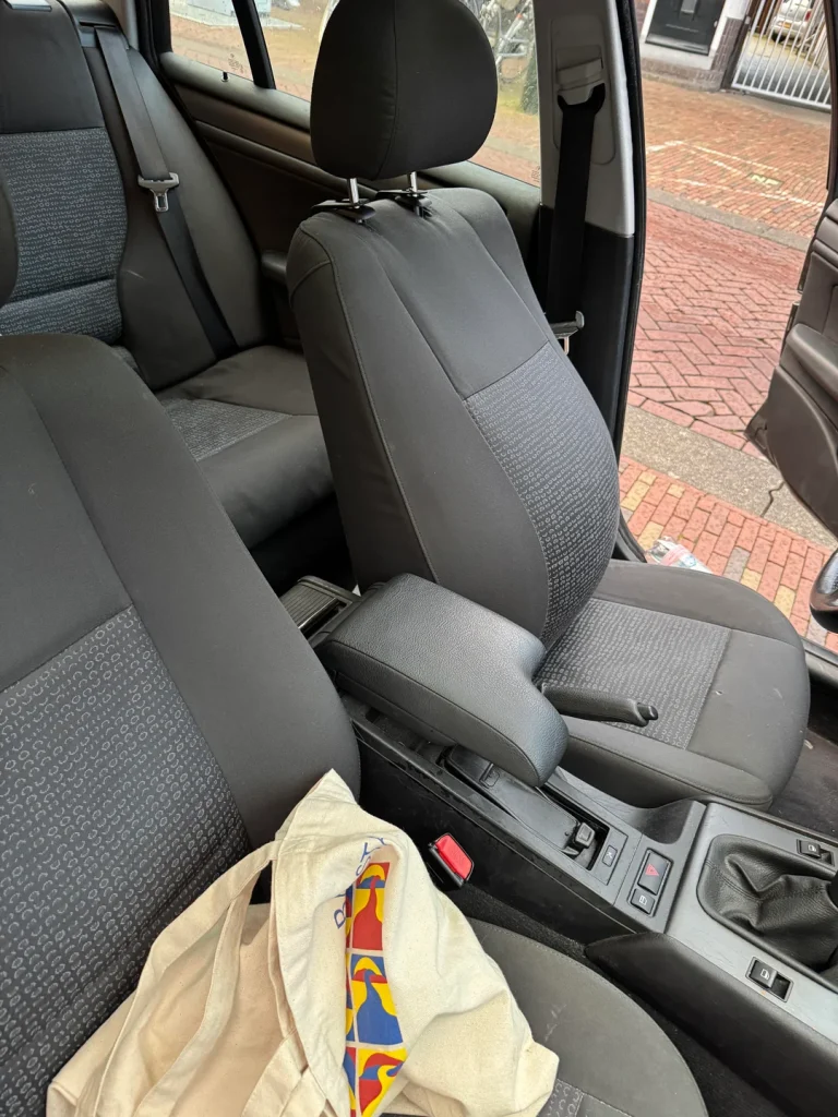 BMW driver returned from cafe to find seat mysteriously ballooned like an airbag