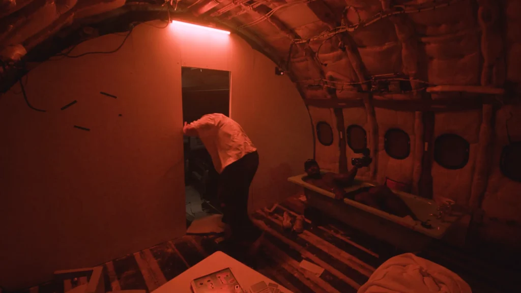 YouTubers bury themselves underground in a real Boeing 747 and have to try and escape