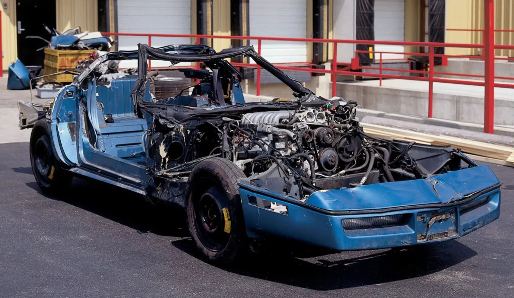 This forgotten Chevrolet C4 Corvette ZR1 was left abandoned in a British field - and now it is heading to auction