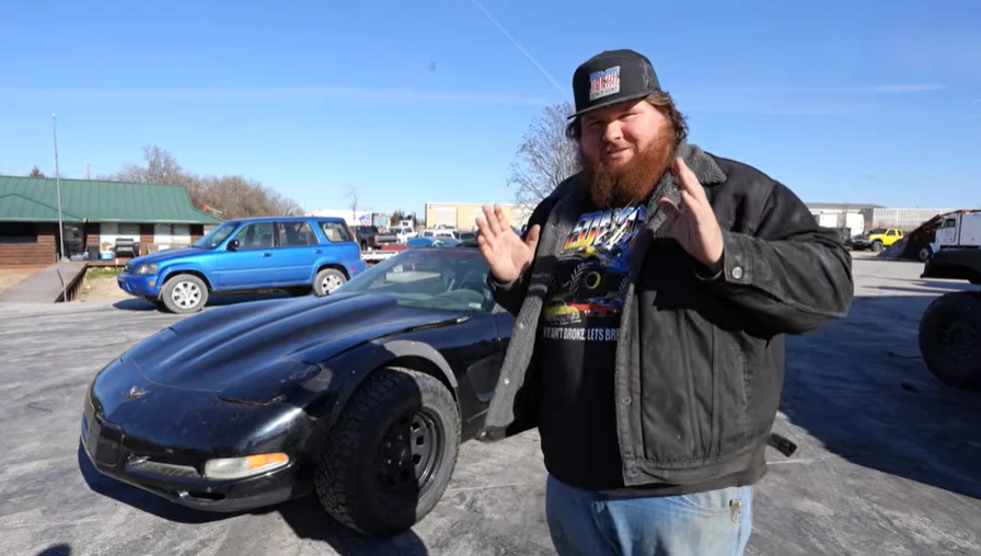 Kansas YouTuber just turned a C5 Corvette into the ultimate winter toy by swapping wheels for tracks and skis