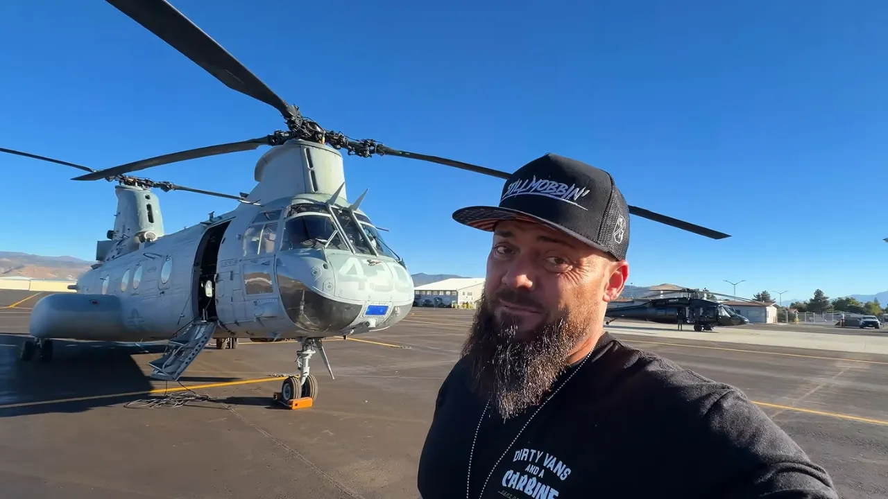 Utah builder HeavyDSparks finally gets his massive CH-46 helicopter up in the air after intense restoration work