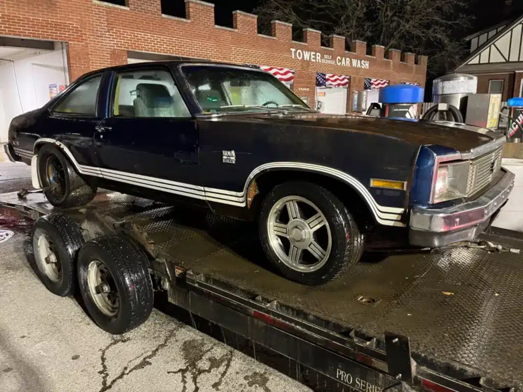 Father stopped Chevy Nova project after daughter's passing—parked since 1989 in Illinois, now for sale