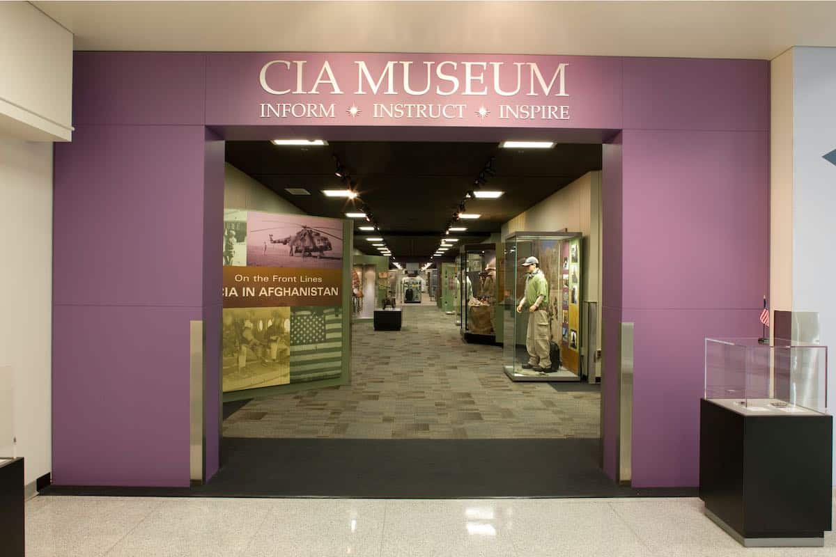 At its entrance, the CIA Museum looks just like any other.