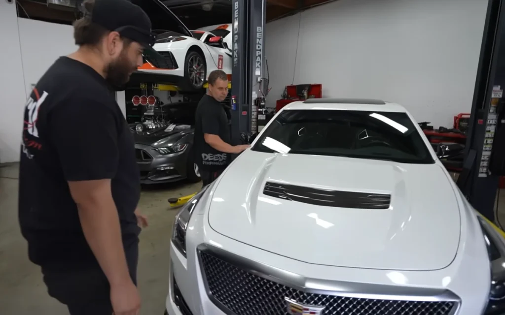 A Cadillac CTS-V with a stolen car history isn’t usually at the top of anyone’s wishlist, but automobile YouTuber Emelia Hartford isn't exactly a typical buyer.