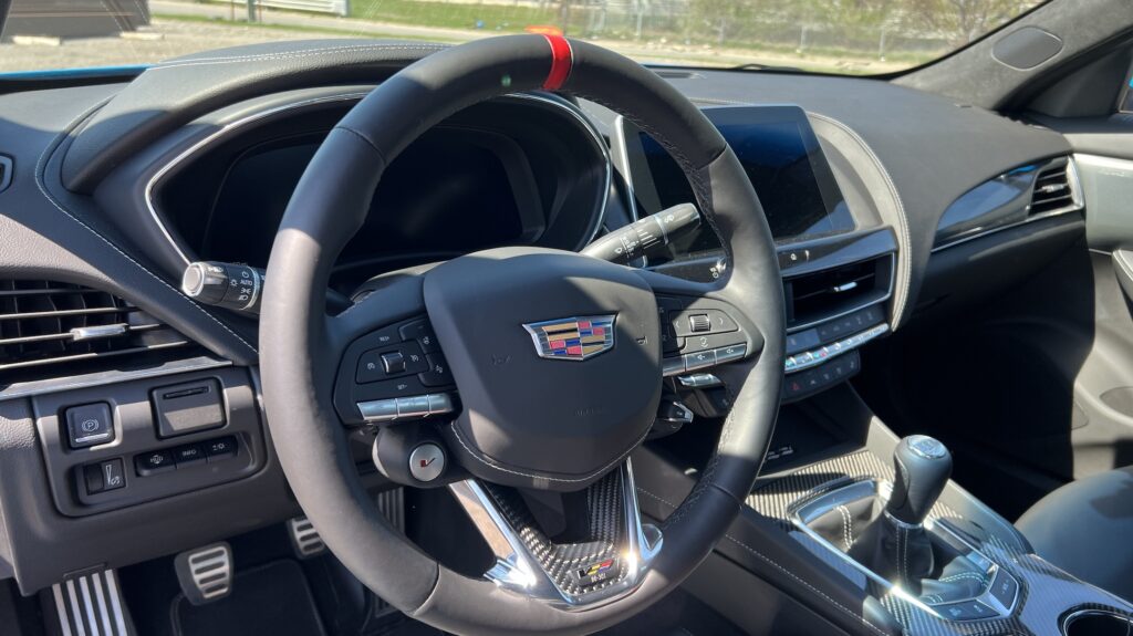Cadillac CT5-V Blackwing steering wheel