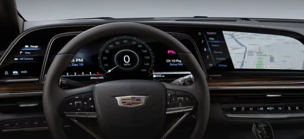 Interior of Cadillac Escalade