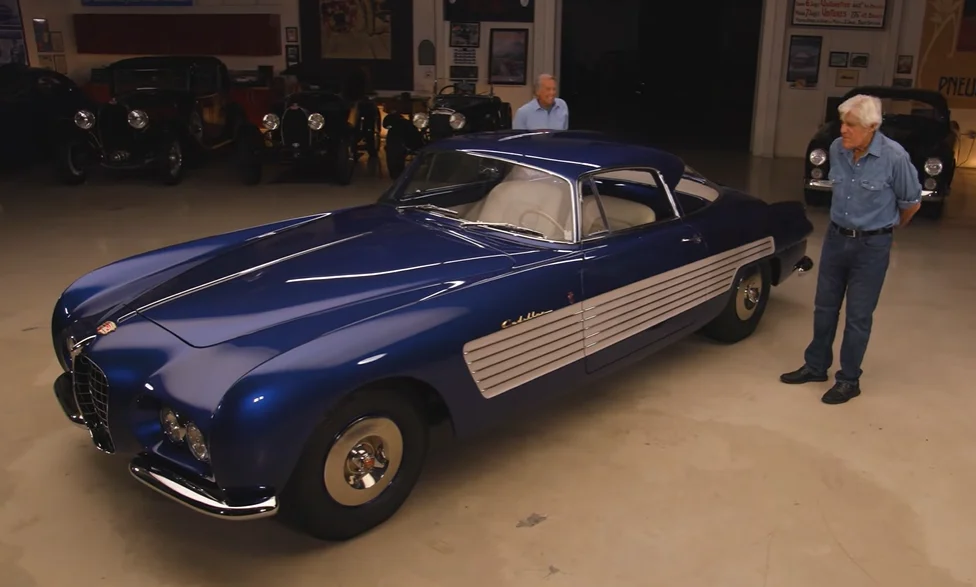 Jay Leno checks out ultra-rare Cadillac left for 25 years in hotel before wife tells husband he has to buy it