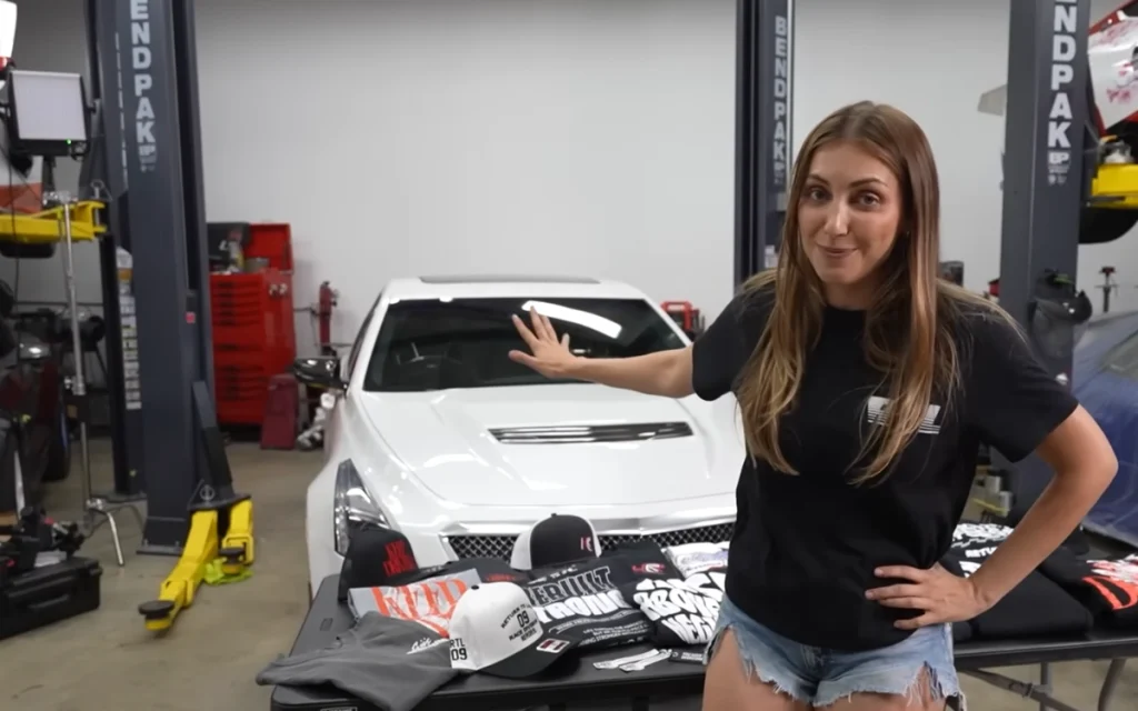 A Cadillac CTS-V with a stolen car history isn’t usually at the top of anyone’s wishlist, but automobile YouTuber Emelia Hartford isn't exactly a typical buyer.
