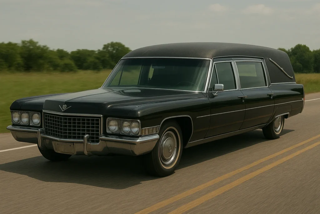 To Denver and back, this couple is taking their Cadillac hearse on a killer road trip