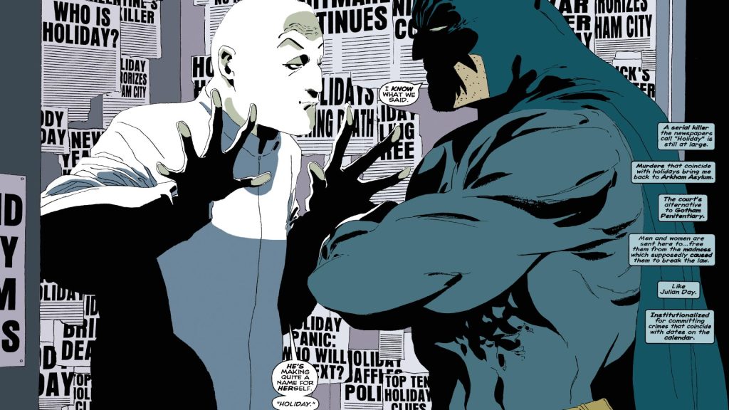 The Calendar Man in the Batman comic.